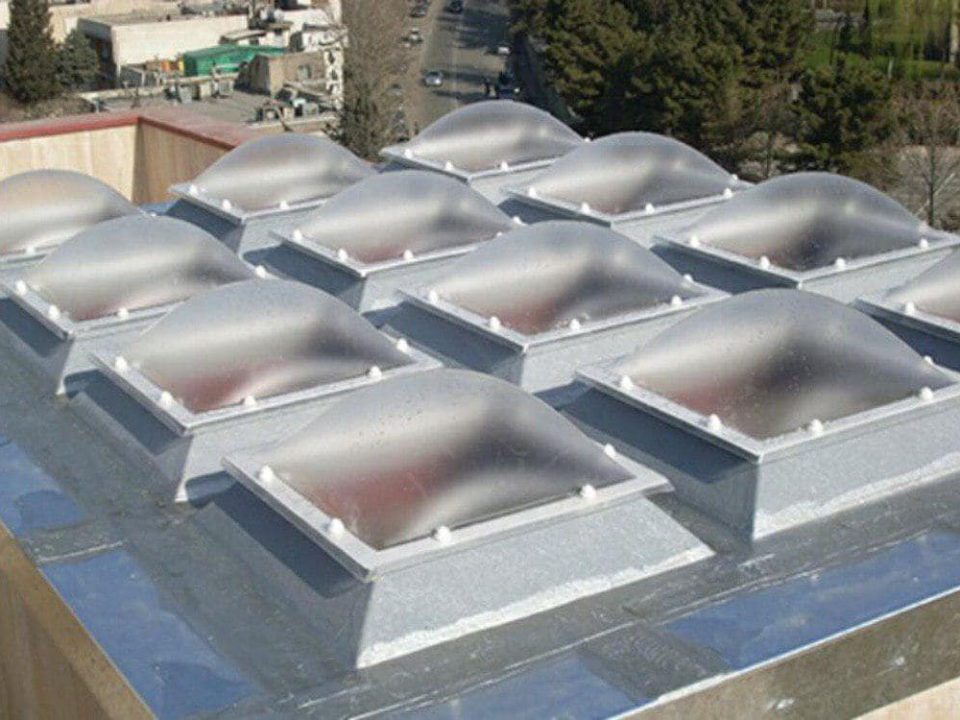 ساخت نورگیر پشت بام