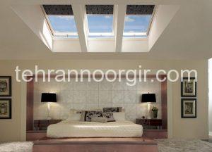 نورگیر سقفی اتاق خواب