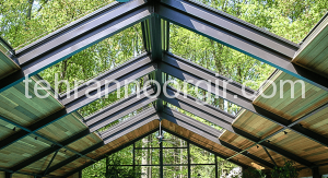 سقف جمع شونده شیشه ای یا پلی کربنات