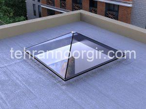 نورگیر سقف شیشه‌ای، برای منازل با سقف مسطح یا شیبدار، کدام مناسب‌تر است!